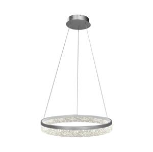 LED Lustr na lanku GALA LED/25W/230V pr. 50 cm stříbrná ML2242