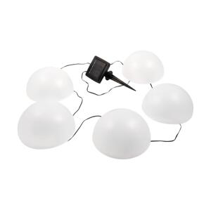 LED RGB Solární svítidlo HEMI LED/0,1W/1,2V 600 mAh IP44 bílá