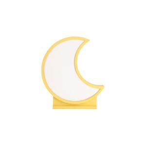 LED Dětská stolní lampa MOON LED/12W/230V žlutá
