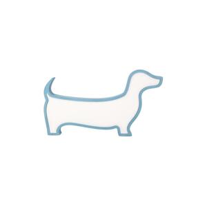 LED Dětská stolní lampa DOG LED/12W/230V modrá
