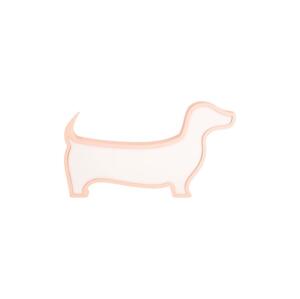 LED Dětská stolní lampa DOG LED/12W/230V růžová