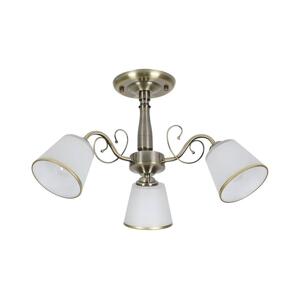Lustr na tyči LOSANNA 3xE14/40W/230V mosaz