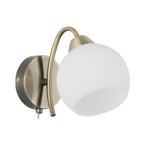 Nástěnná lampa NESTOR 1xE27/40W/230V mosaz