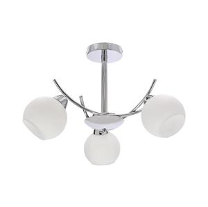 Lustr na tyči AMOS 3xE27/40W/230V lesklý chrom