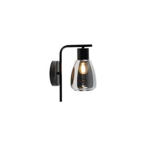 Nástěnná lampa MOLDO 1xE27/40W/230V černá/kouřová černá