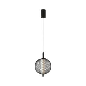 LED Lustr na lanku PUMA LED/10W/230V pr. 20 cm černá