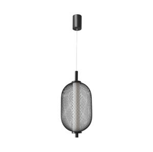 LED Lustr na lanku PUMA LED/10W/230V pr. 15 cm černá