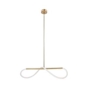 LED Lustr na lanku SUPREME LED/18W/230V 80 cm zlatá