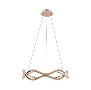 LED Lustr na lanku VAVE LED/28W/230V rose gold