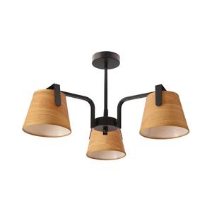 Lustr na tyči AMBERG 3xE14/40W/230V hnědá