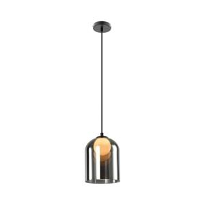 Lustr na lanku KLEA 1xG9/15W/230V kouřová černá