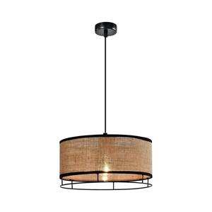 Lustr na lanku ARDI 1xE27/40W/230V hnědá/černá