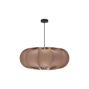Lustr na lanku CAFEE 1xE27/40W/230V pr. 52 cm hnědá