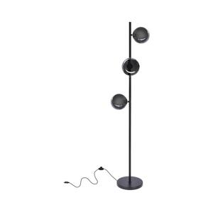 Stojací lampa KAMA 3xG9/28W/230V černá/kouřová černá