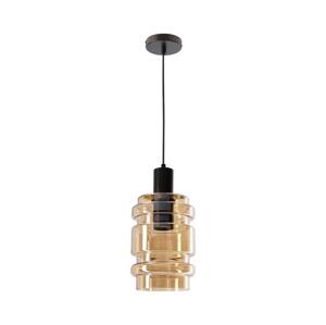 Lustr na lanku RADON 1xE27/40W/230V kouřová béžová