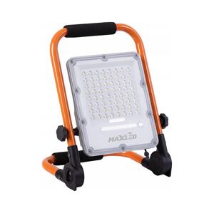 LED Nabíjecí reflektor se stojanem LED/100W/3,2V 4500K 10000 mAh IP65 oranžová