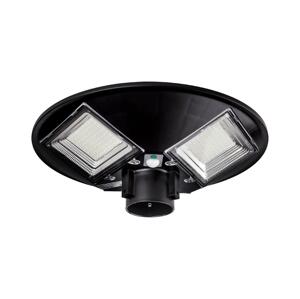 LED Solární pouliční lampa se senzorem LED/15W/6V 6500K IP65 černá + DO