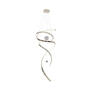 MAXLIGHT MAXLIGHT P0483D -LED S. lustr na lanku RITZ LED/100W/230V pr. 60 cm CRI 90 mosaz