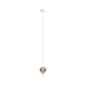 MAXLIGHT MAXLIGHT P0576 - LED Lustr na lanku PALLONCINI 2xLED/3W/230V pr. 12 cm kouřová