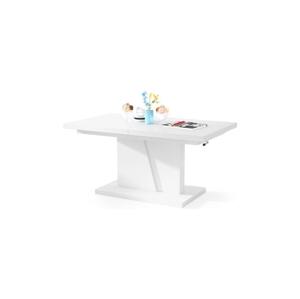 Mazzoni Rozkládací konferenční/jídelní stůl se zvedací deskou  bílá
