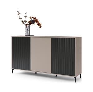 Mazzoni Komoda RONJA taupe/černá