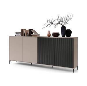 Mazzoni Komoda RONJA taupe/černá