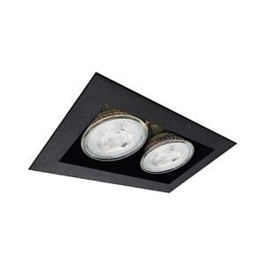 - Brosline 3034 - Podhledové svítidlo CAGE 2xGU10/10W/230V černá 3034