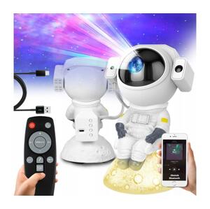SmartLED LED RGB Projektor 3v1 LED/5W/5V 3000/4000/6000K astronaut + dálkové ovládání 8087
