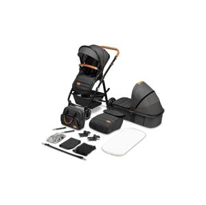 Lionelo Lionelo - Kombinovaný kočárek 2v1 AMBER Grey Graphite