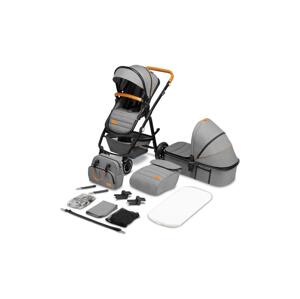 Lionelo Lionelo - Kombinovaný kočárek 2v1 AMBER Grey Stone