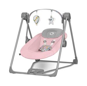 Lionelo Lionelo - Dětské houpátko OTTO 4xLR14 Pink Baby