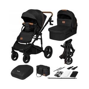 Lionelo Lionelo - Kombinovaný kočárek 2v1 MARI TOUR Black Onyx