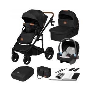 Lionelo Lionelo - Kombinovaný kočárek 3v1 MARI TOUR Black Onyx