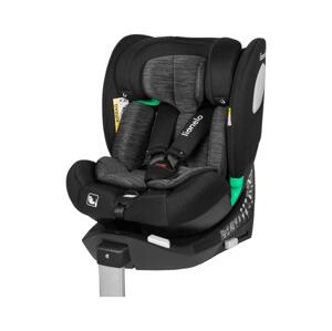 Lionelo Lionelo - Autosedačka se základnou otočná BRAAM i-Size 40-150 cm Black Carbon
