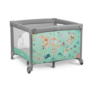 Lionelo Lionelo - Hrací ohrádka MILLE Grey Green