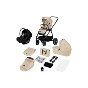 Lionelo Lionelo - Kombinovaný kočárek 3v1 MERIL Beige Sand