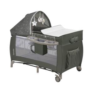 Lionelo Lionelo - Cestovní postýlka SVEN PLUS Beige Olive