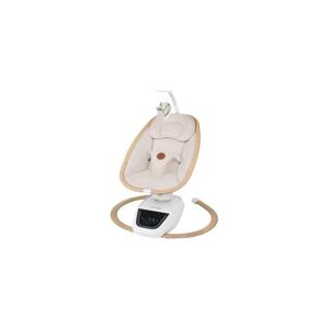 Lionelo Lionelo - Dětské houpátko s melodií OLIVIA Beige Natural + dálkové ovládání