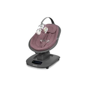 Lionelo Lionelo - Dětské houpátko s melodií BLOSSOM Pink Mauve + dálkové ovládání