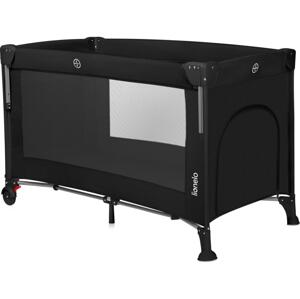 Lionelo Lionelo - Cestovní postýlka 3v1 ELLEN Black Carbon