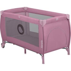 Lionelo Lionelo - Cestovní postýlka STEFI PLUS Pink Magnolia