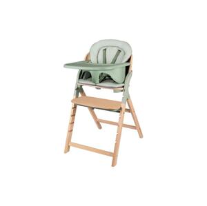 Lionelo - Dětská jídelní židle 3v1 MEGAN Green Wood 5903771724531