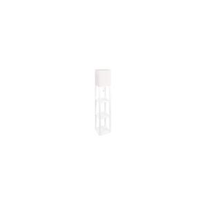 Stojací lampa s poličkami 1xE27/60W/230V bílá