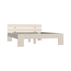 FORTE Dloulůžková postel PIROA 160x200 cm béžová DRFL1162-U60