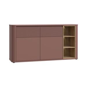 FORTE Komoda BASKO hnědá/dub BTHK233-Q191