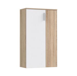 FORTE Botník ETON dub sonoma/bílá BTS321-Q45F