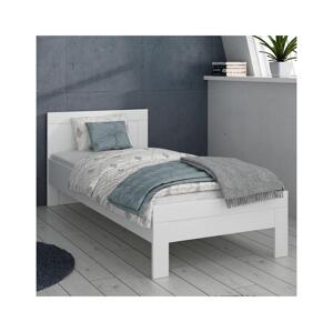FORTE Jednolůžková postel SNOWIE 90x200 cm bílá SNWL09-C50