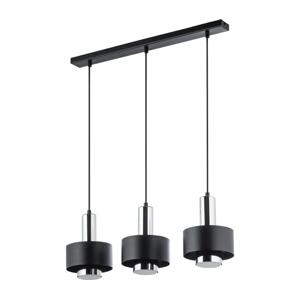 Lustr na lanku RIF LUX 3xGX53/12W/230V černá/lesklý chrom