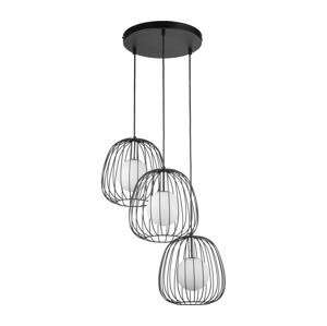 Lustr na lanku BELL 3xG9/12W/230V černá/lesklý chrom