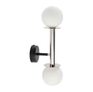 Nástěnná lampa DAISY 2xG9/12W/230V lesklý chrom/černá/bílá